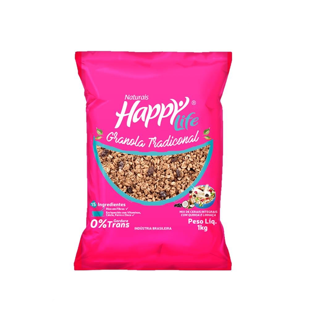 Granola Tradicional Happy Life 1kg