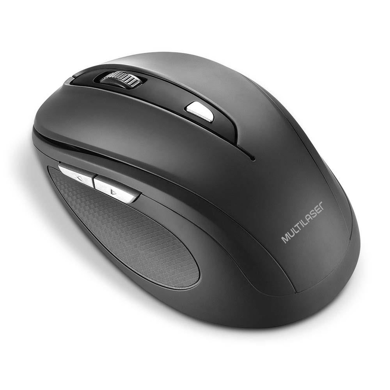 Mouse Sem Fio Multilaser 2.4 Ghz Comfort 6 Botões Preto Usb - MO237