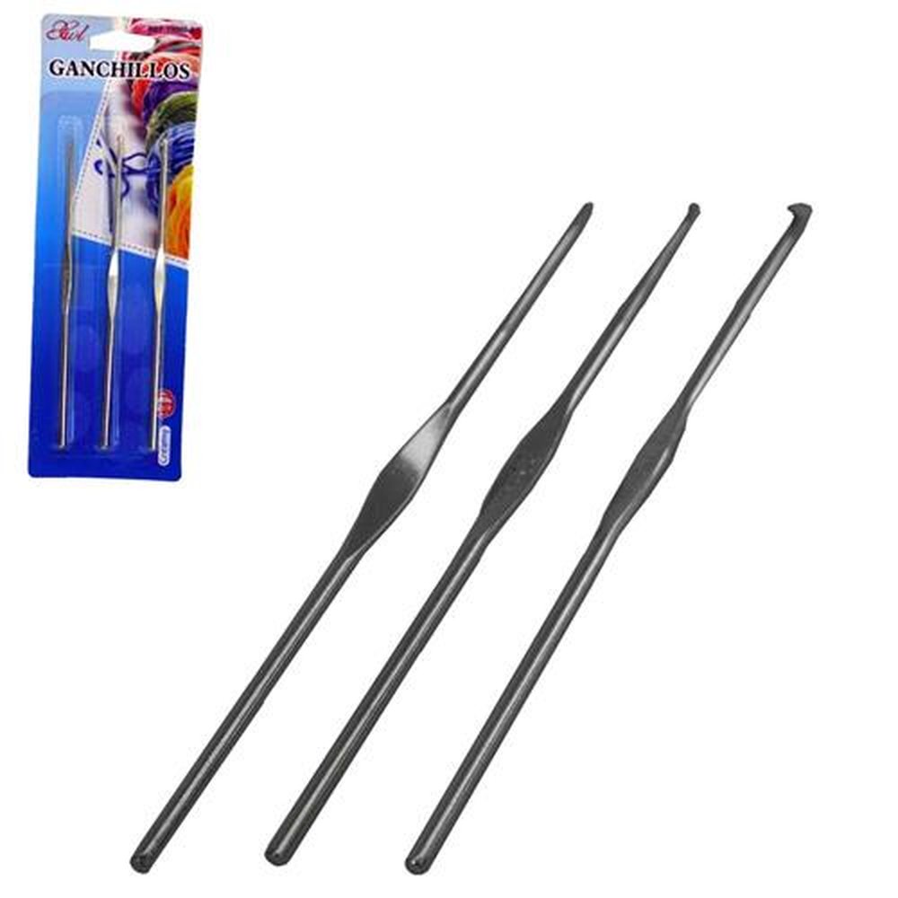 Agulha Croche Com 3 Peças