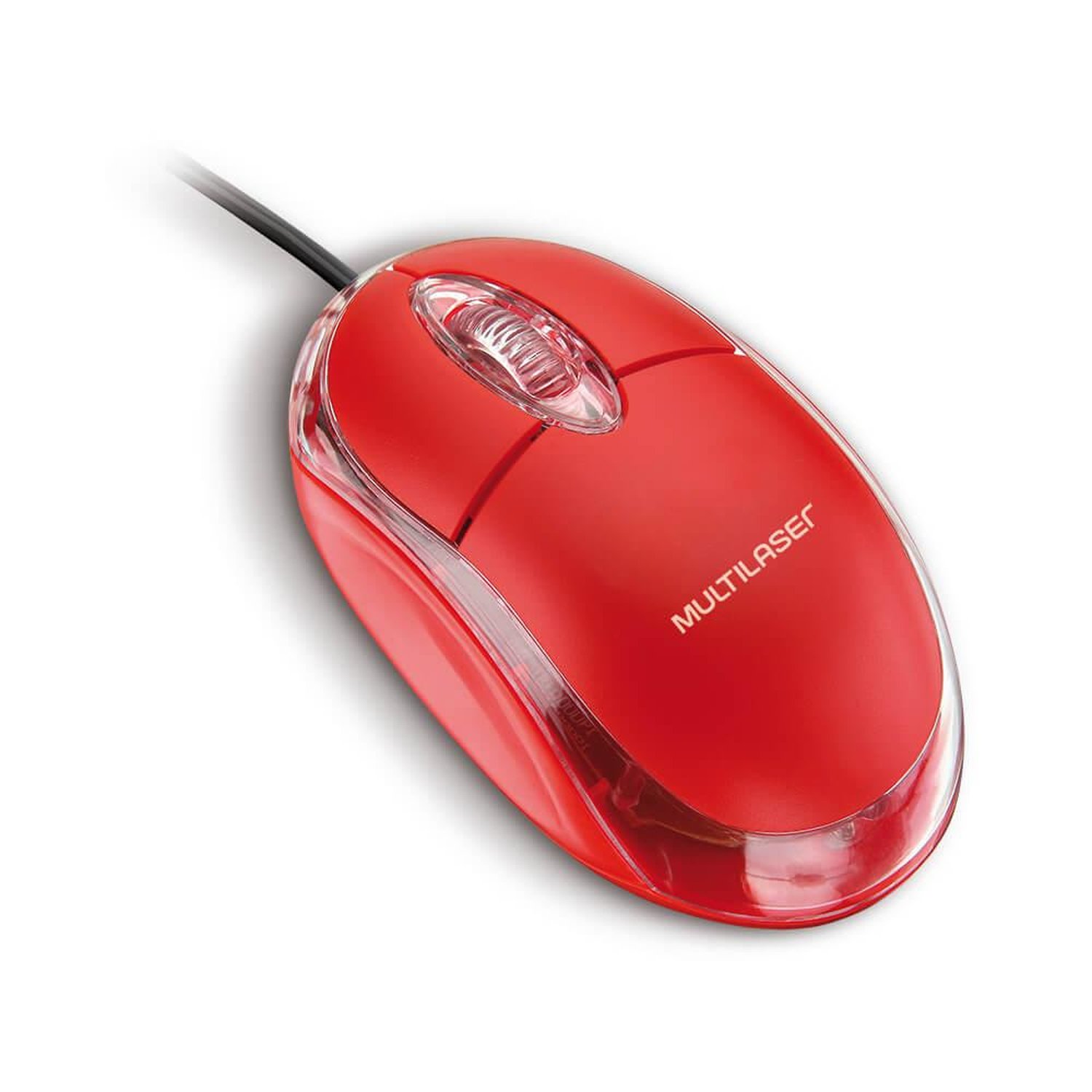 Mouse Multilaser Classic Usb Vermelho - MO003