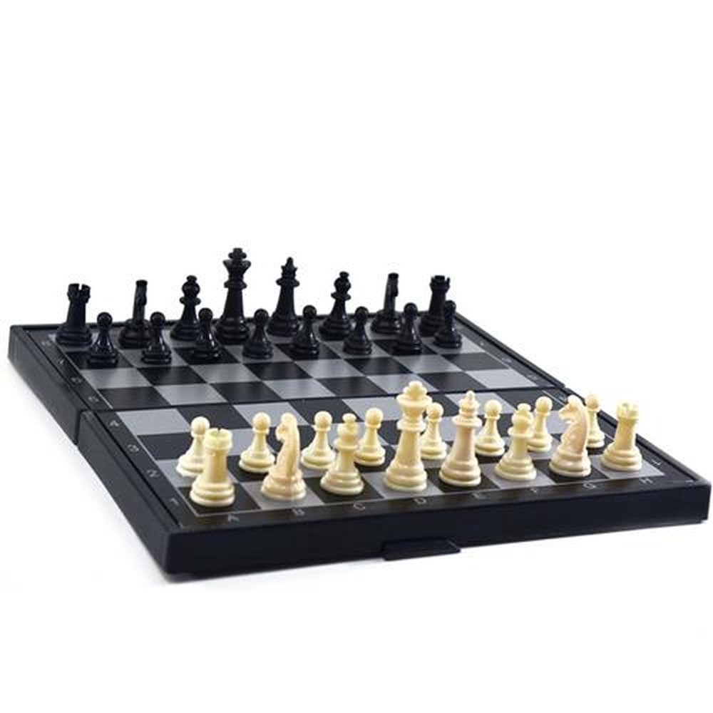 Jogo De Xadrez E Dama Magnético