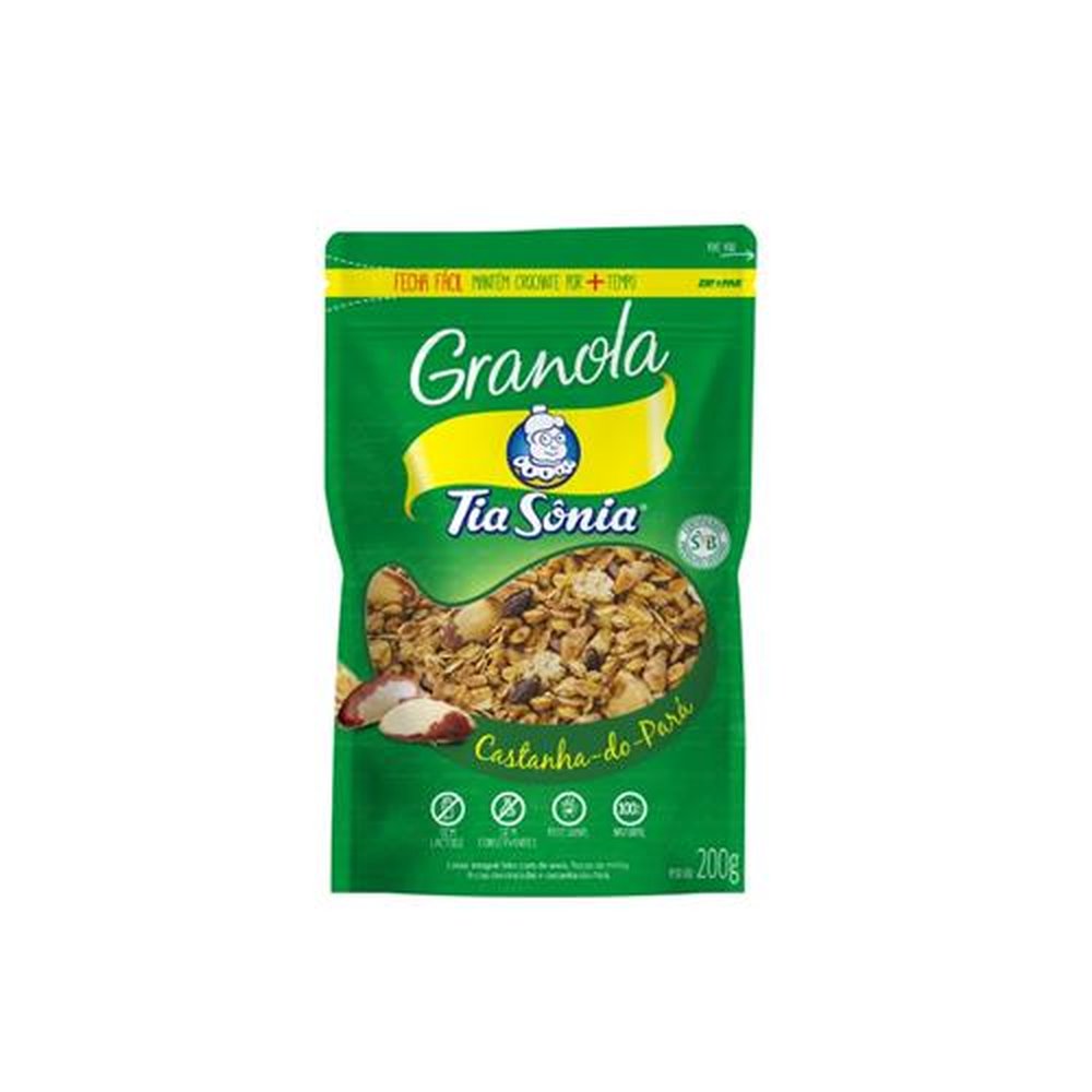 Granola Tia Sônia Castanha do Para 200g