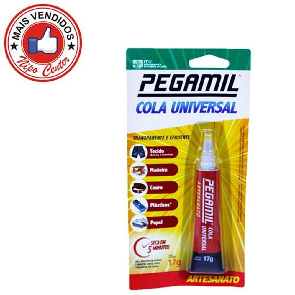 Cola Pegamil 17G Artesanato Cartela