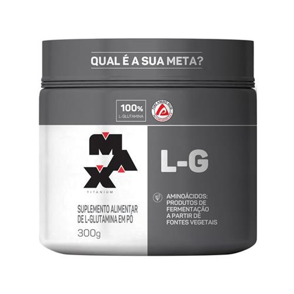 Glutamina L-G Max Titanium 300g
