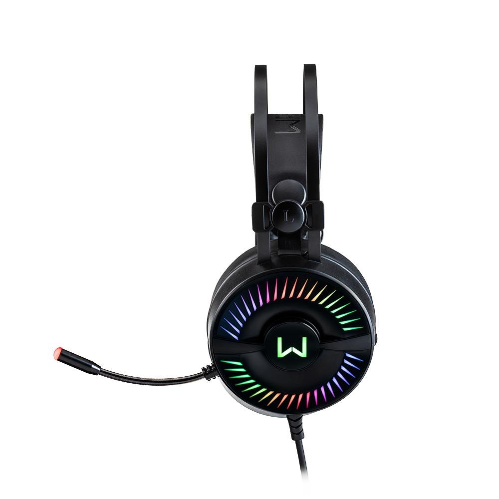 Headset Gamer Warrior Flamma USB 2.0 Stereo LED RGB - PH306