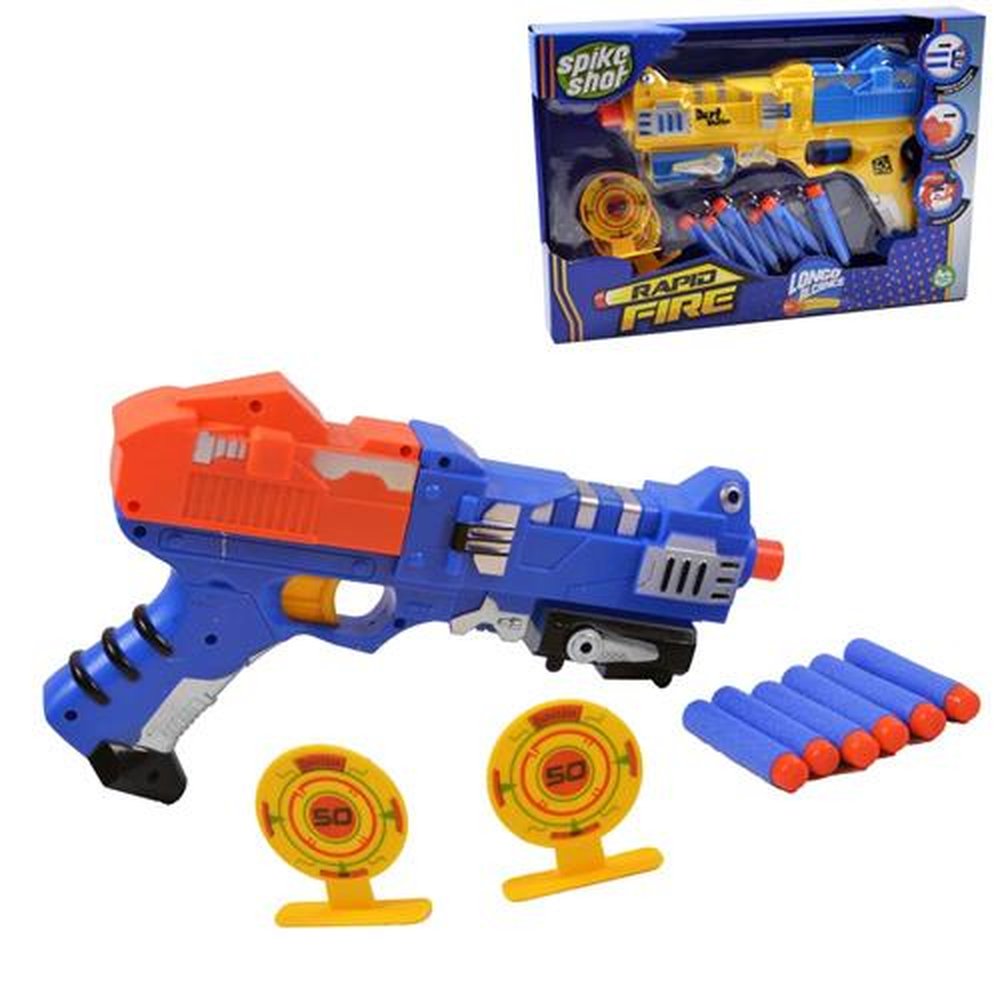 Pistola Lanca Dardo Com Alvo 9 Peças