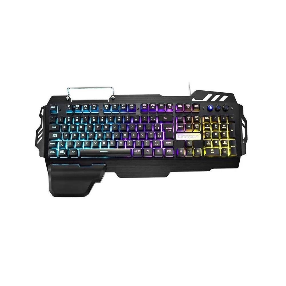 Teclado Gamer Metal Warrior Com Led, Abnt2, Tc210, Multilaser