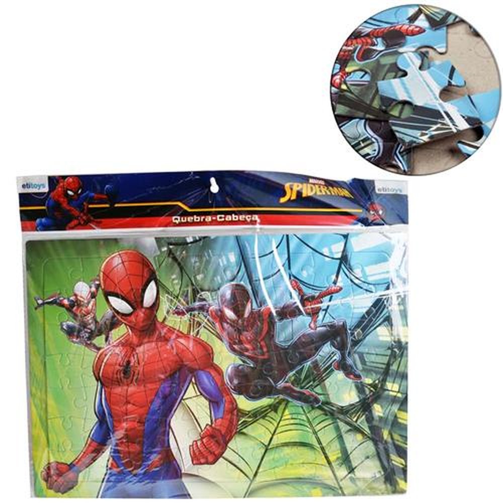 Quebra Cabeca 63 Peças Spiderman Estampado