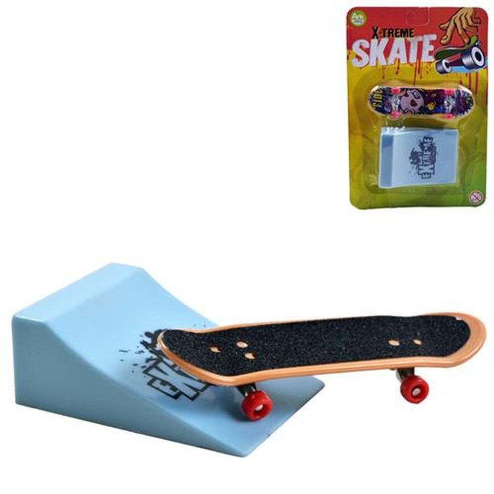 Skate Dedo Xtreme Com Rampa 2 Peças
