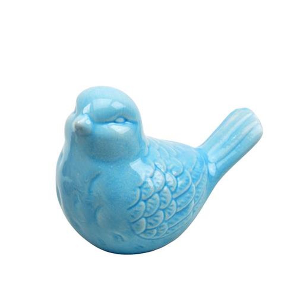 Enfeite De Porcelana Passaro