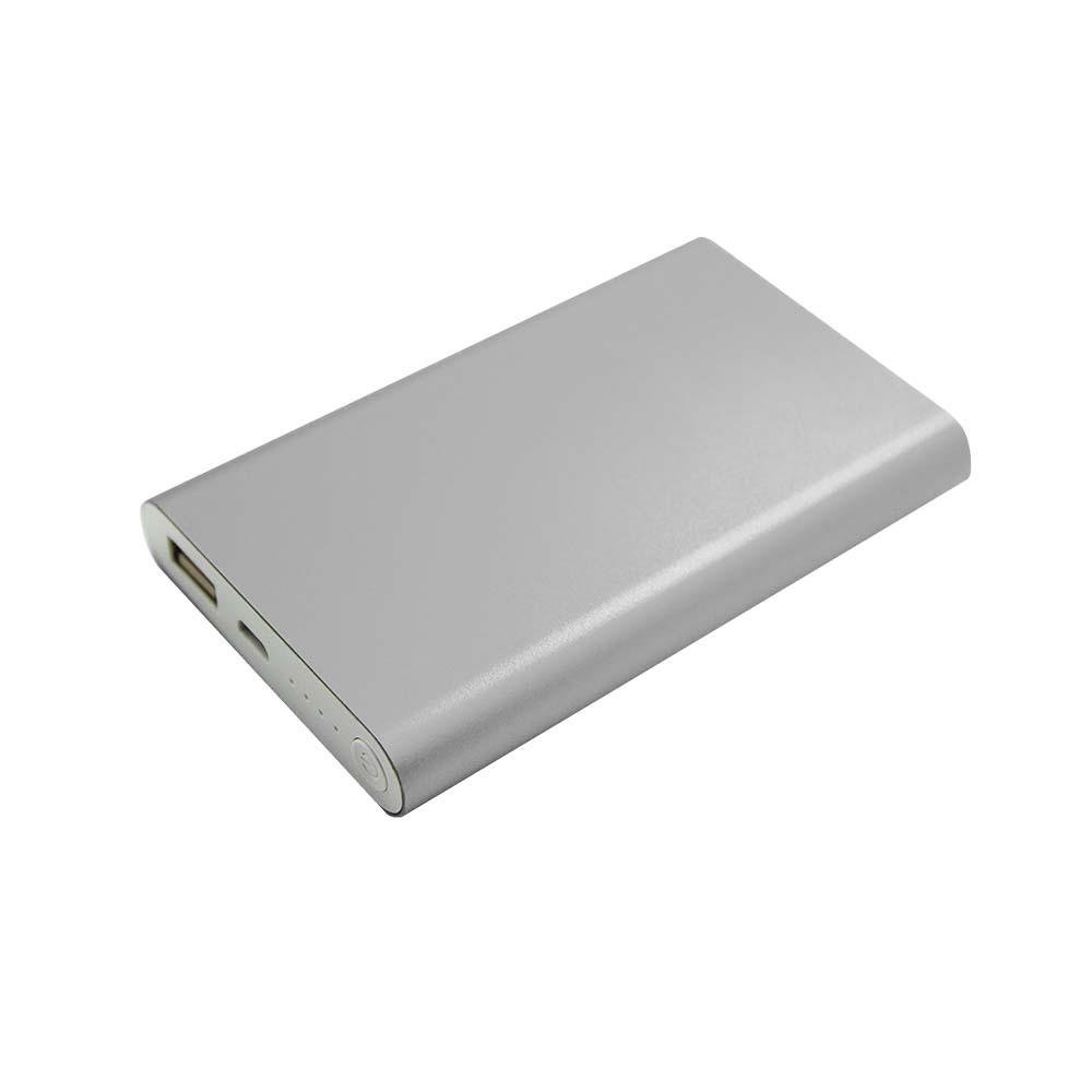 Power Bank Silver Multilaser Bateria 8.000 MAH de Polímero Concept Prata - CB133