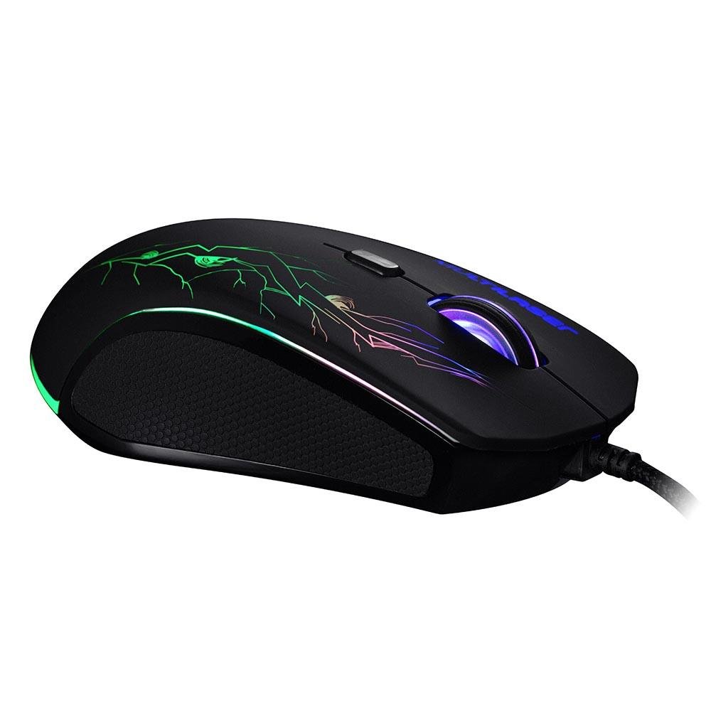 Mouse Gamer Multilaser 3200DPI 6 Botões Led - MO276