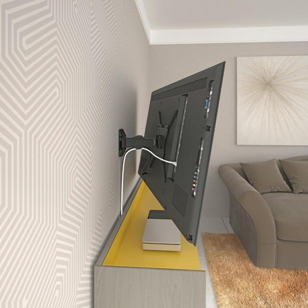 Suporte Biarticulado para Tv 23" ~ 56" Preto Multivisão