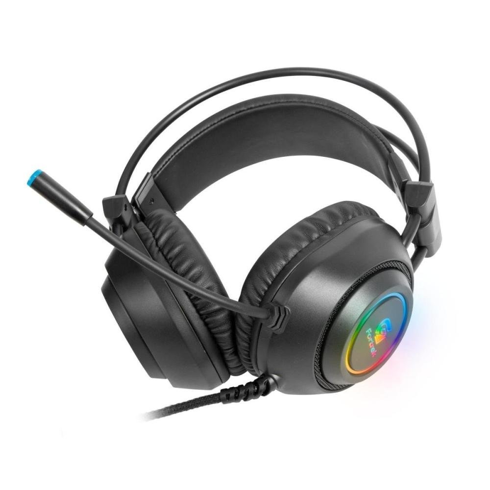 Headset Gamer Fortrek Crusader P2 + USB RGB Preto