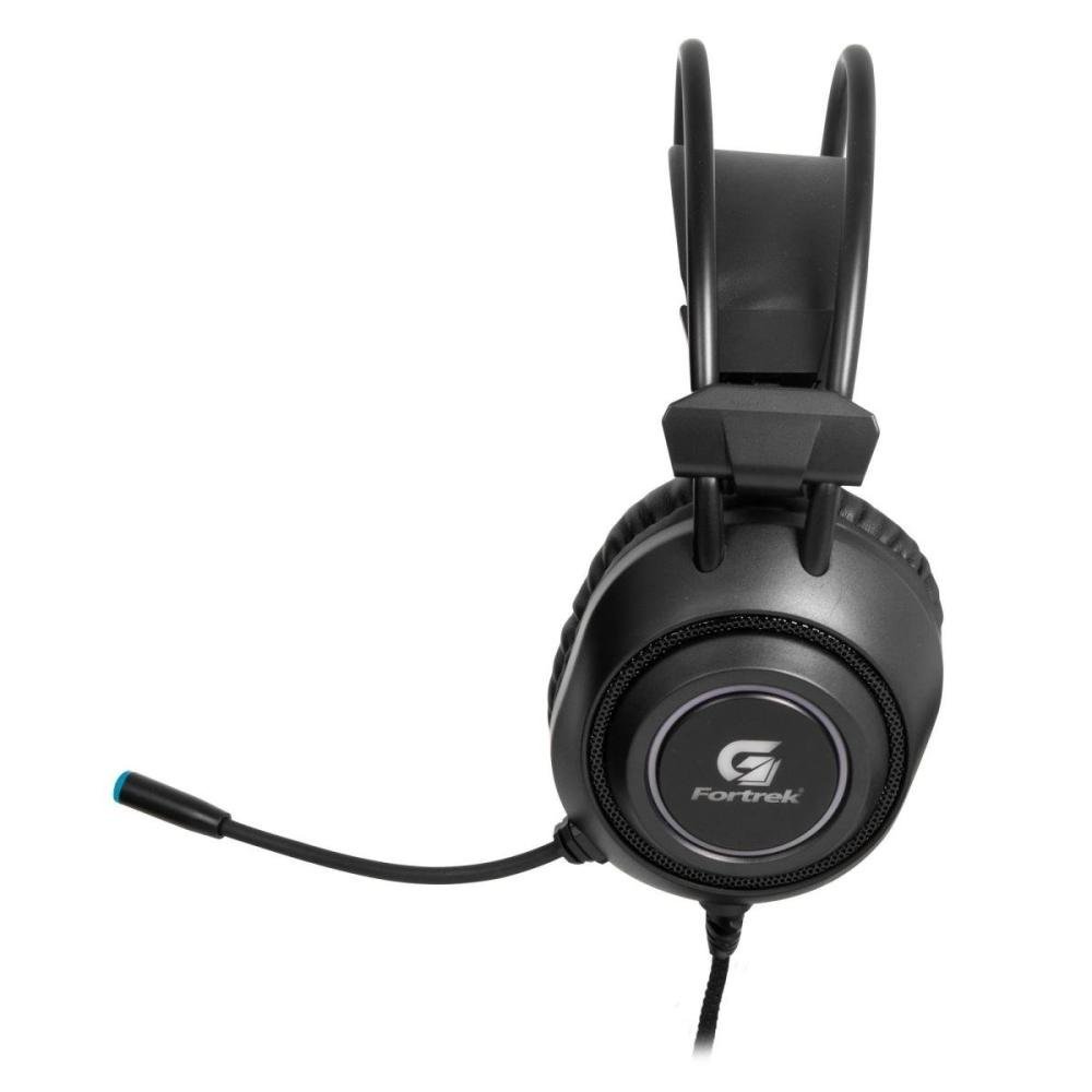 Headset Gamer Fortrek Crusader P2 + USB RGB Preto