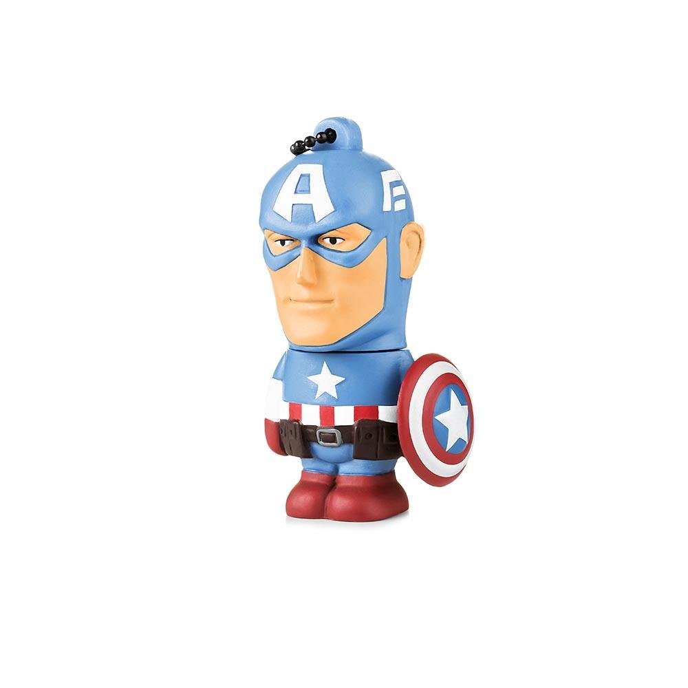 Pen Drive Marvel Vingadores Capitão América 8GB USB Leitura 10MB/s e Gravação 3MB/s Multilaser - PD080