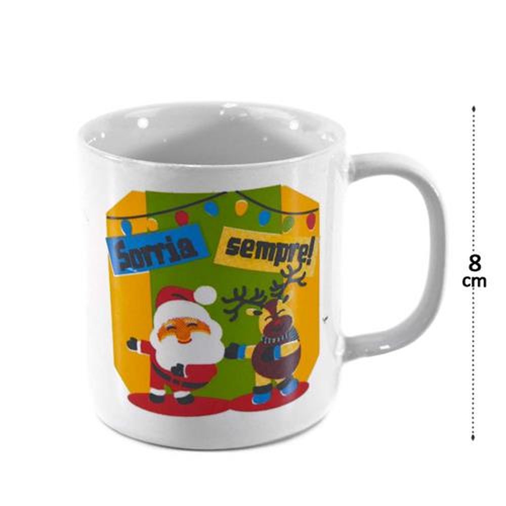 Caneca Porcelana 200Ml Natal