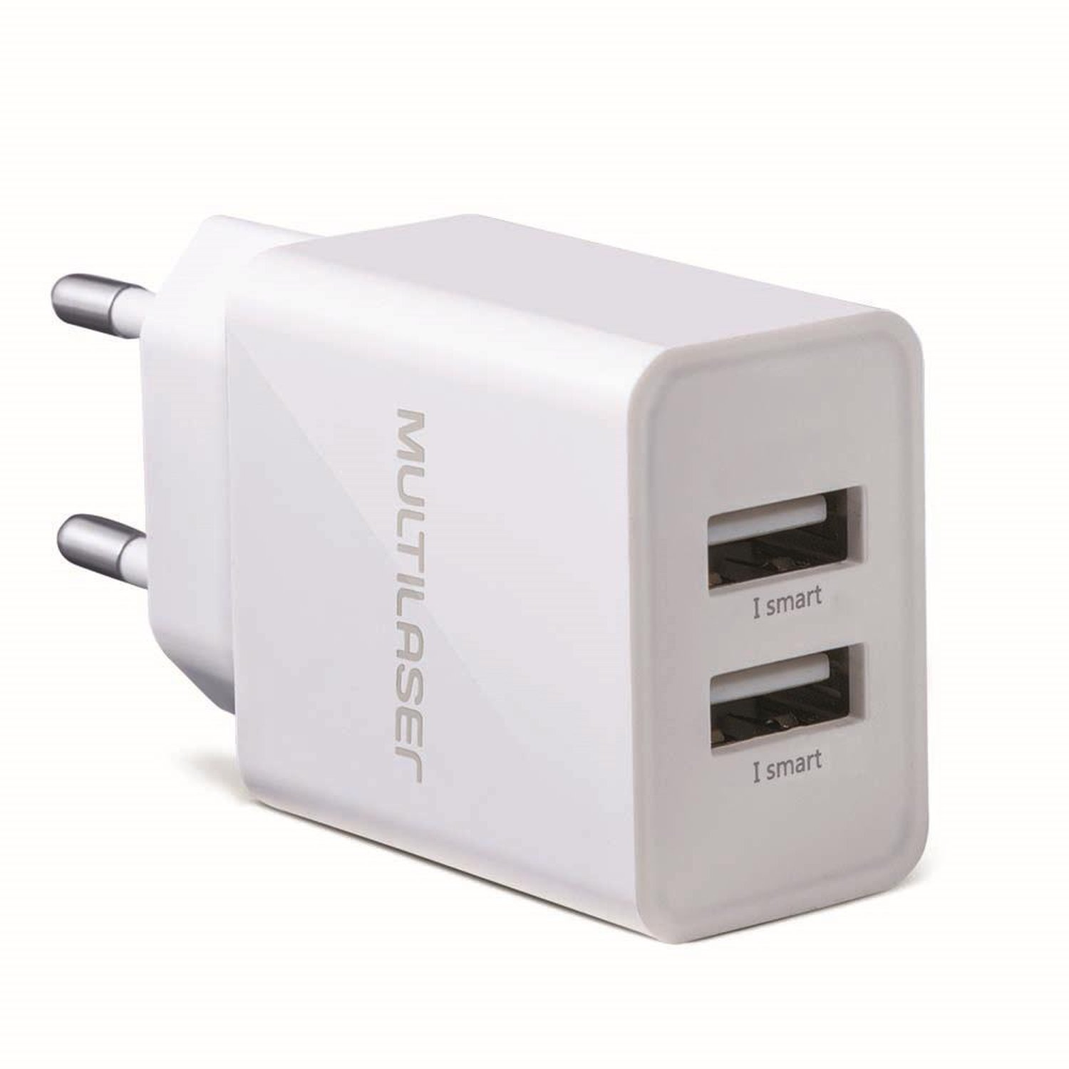 Carregador De Parede Concept 2 Portas Usb I-Smart Branco Multilaser - CB118