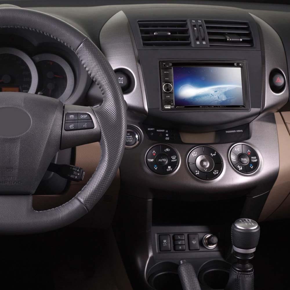 Central Multimídia Multilaser Evolve Light 6,2 Pol. 2 Din DVD Mirror Link 4x50w Bluetooth + Rádio FM AM + Entrada microSD + USB + AUX - P33