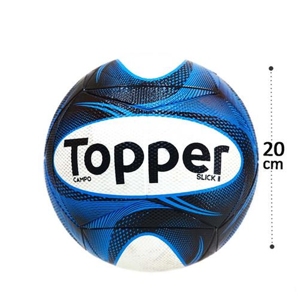 Bola De Futebol Para Campo Topper Slick Azul