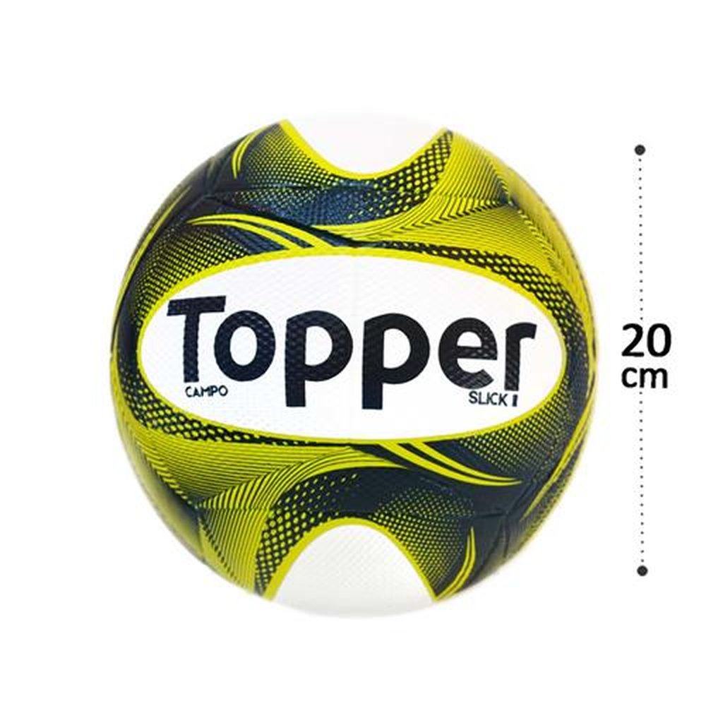 Bola De Futebol Para Campo Topper Slick Amarelo