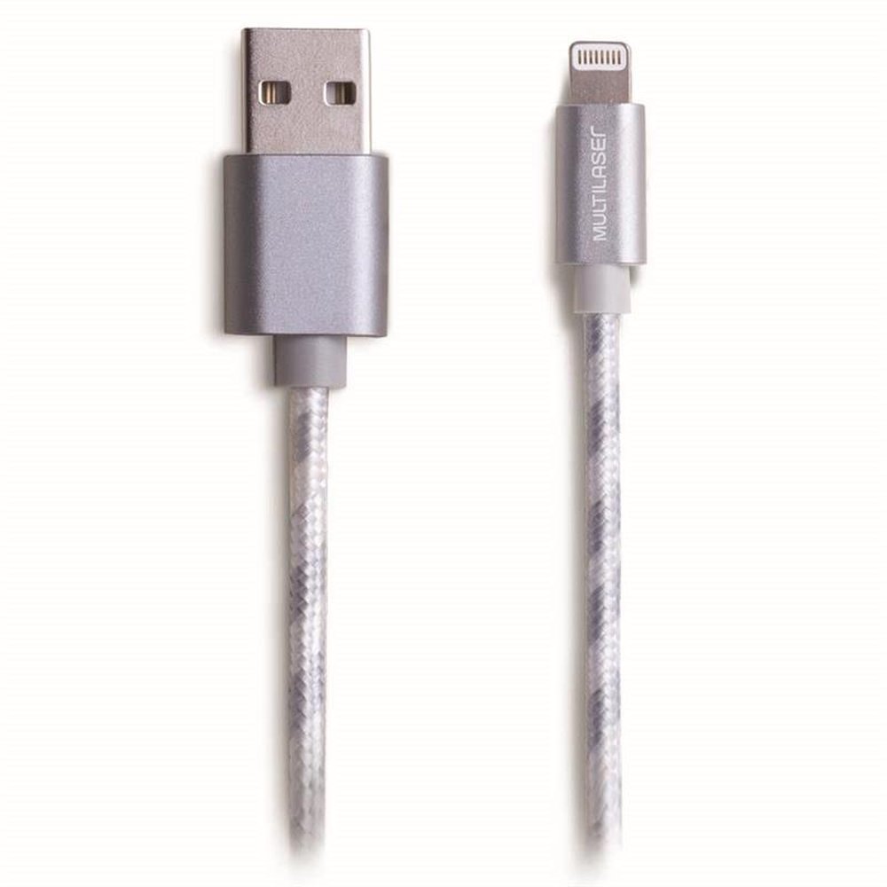 Cabo P/ Iphone 1,5M C/Mfi Branco Multilaser - WI344