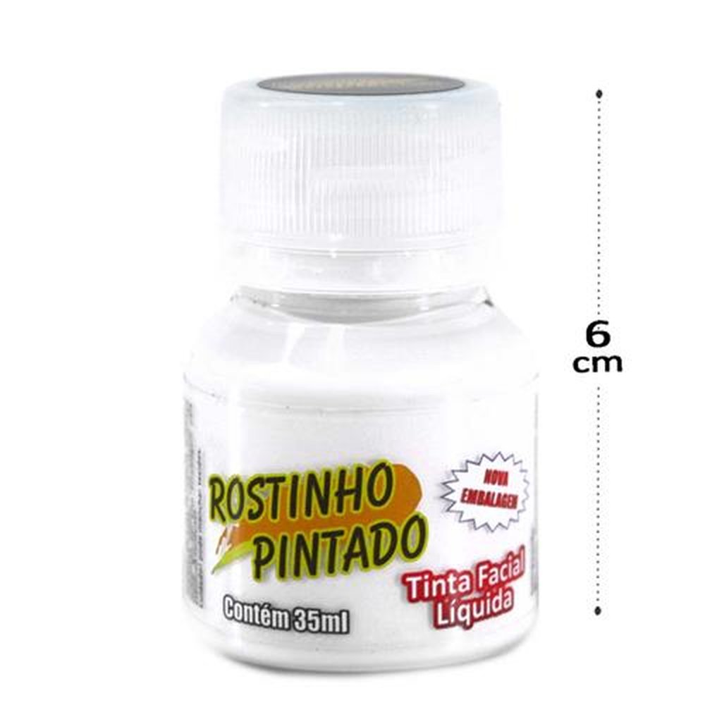 Tinta Branca De Rosto Liquida