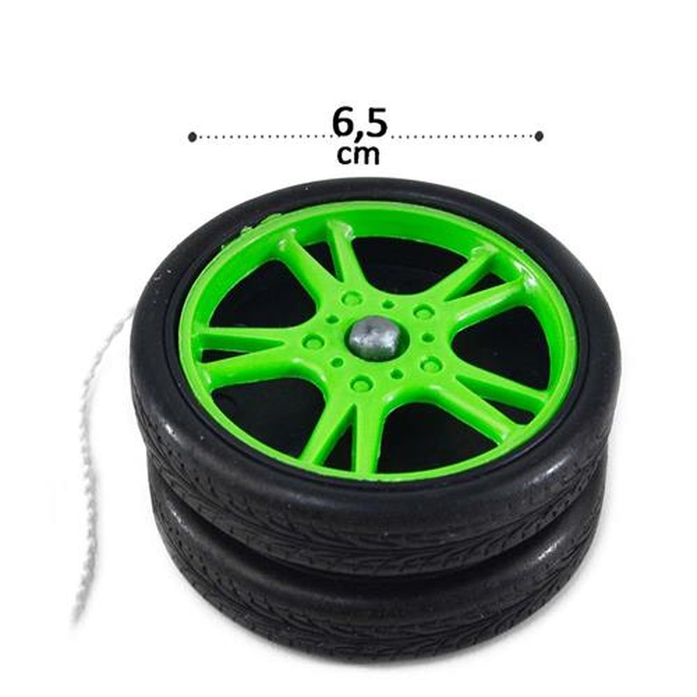 Yoyo De Plástico Roda De Carro