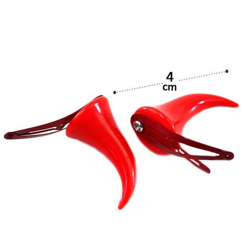 Presilha De Chifre Vermelho Halloween