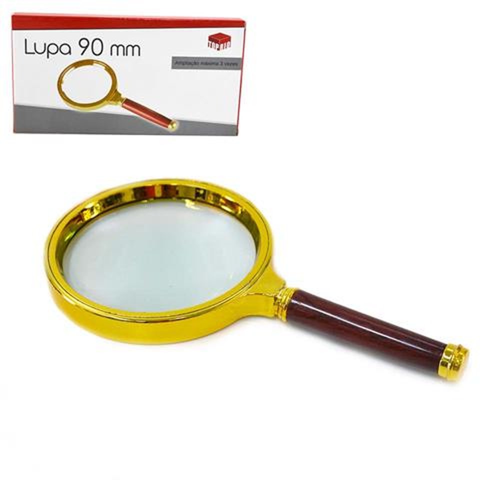 Lupa 90Mm Dourada