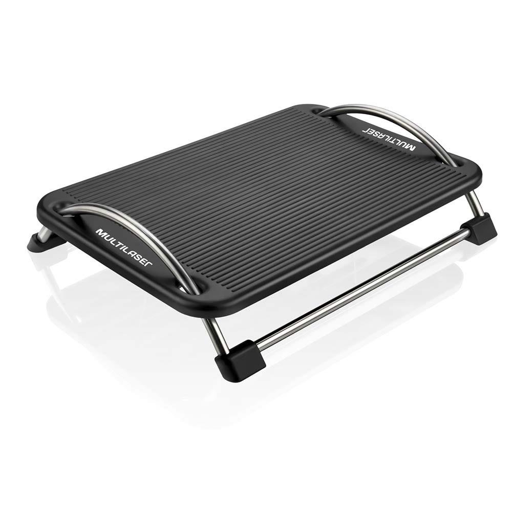 Apoio de Pe Multi Ergonomico Reclinavel Preto - AC059.