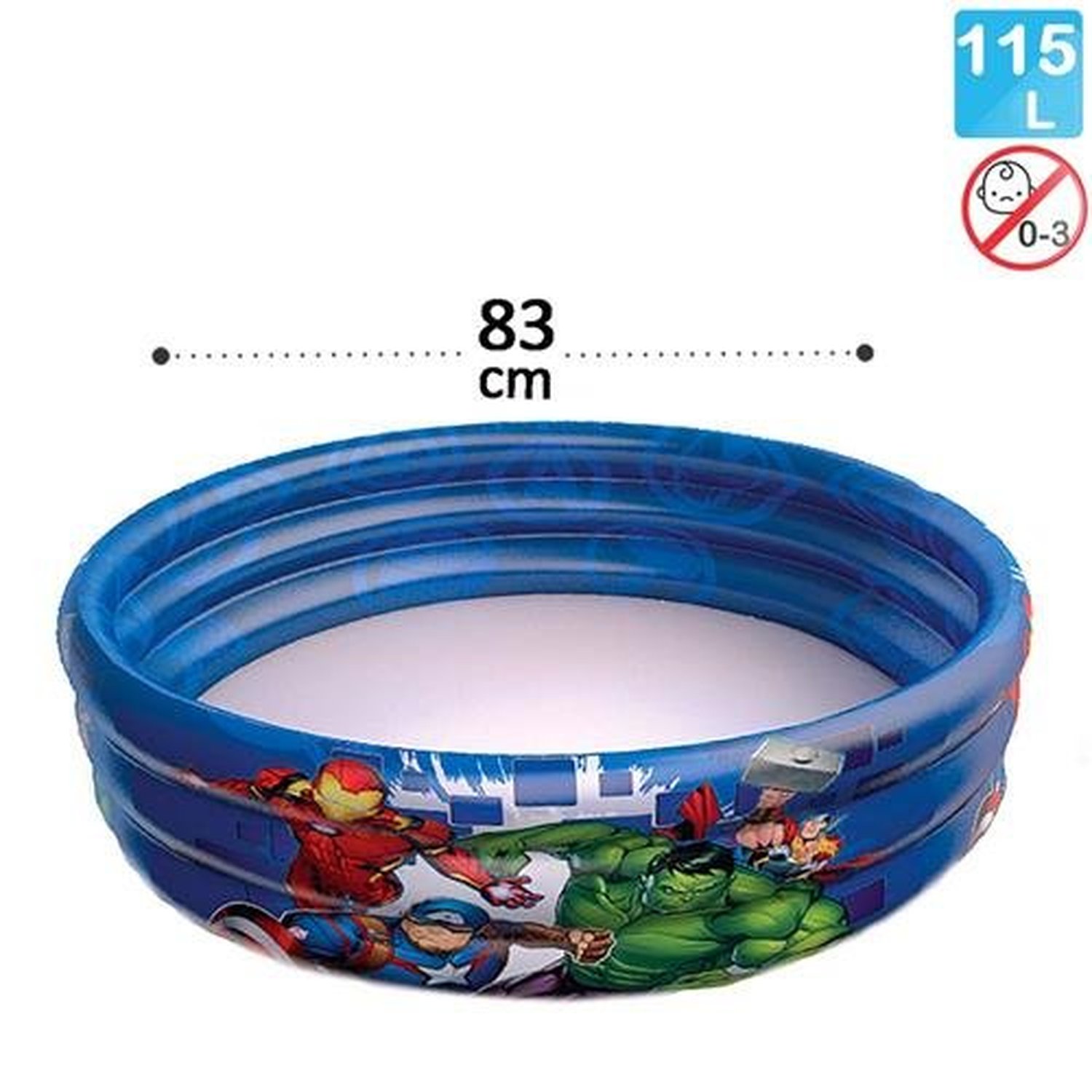 Piscina Inf Avengers 100L