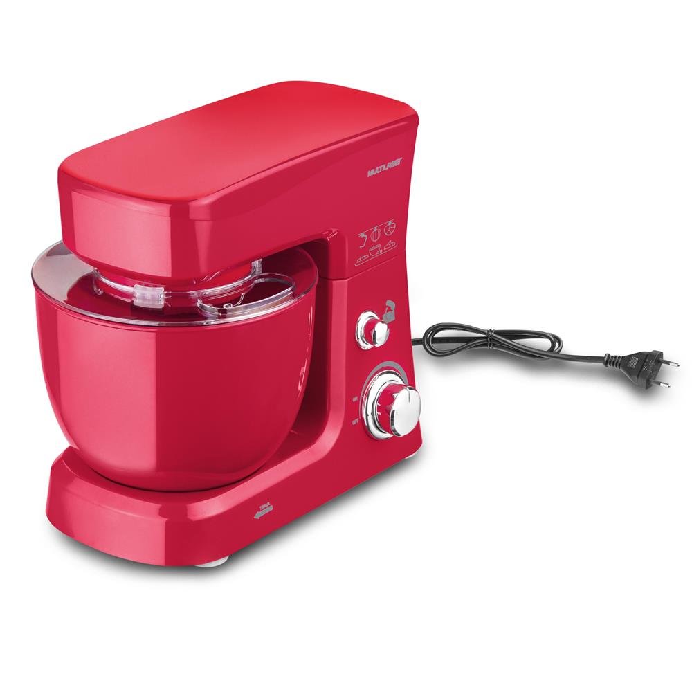 Batedeira Planetária Multilaser 3,5L 220V-500W Vermelha