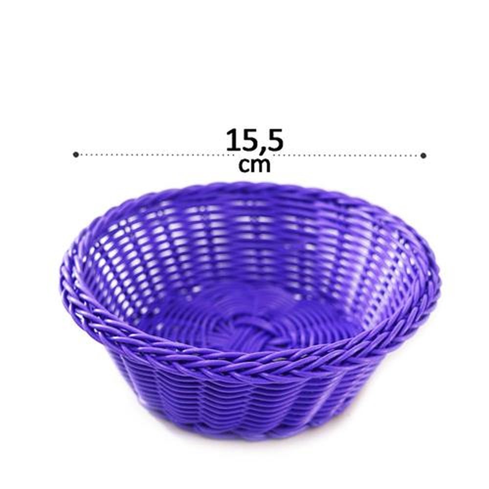 Cesta De Plástico Redondo