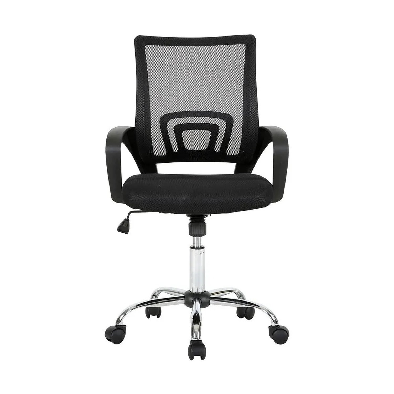 Cadeira De Escritório Multilaser Executive Cromada Preta Ga197