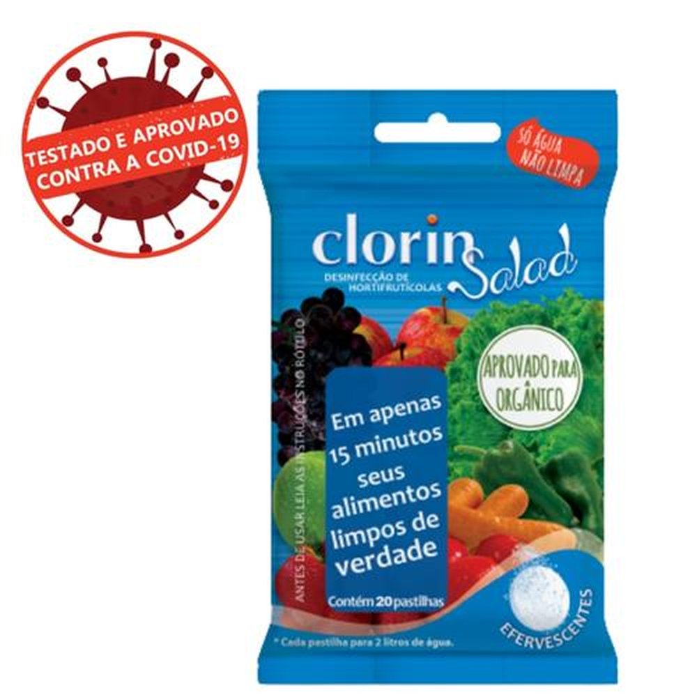 Clorin Salad - Higienização de Alimentos