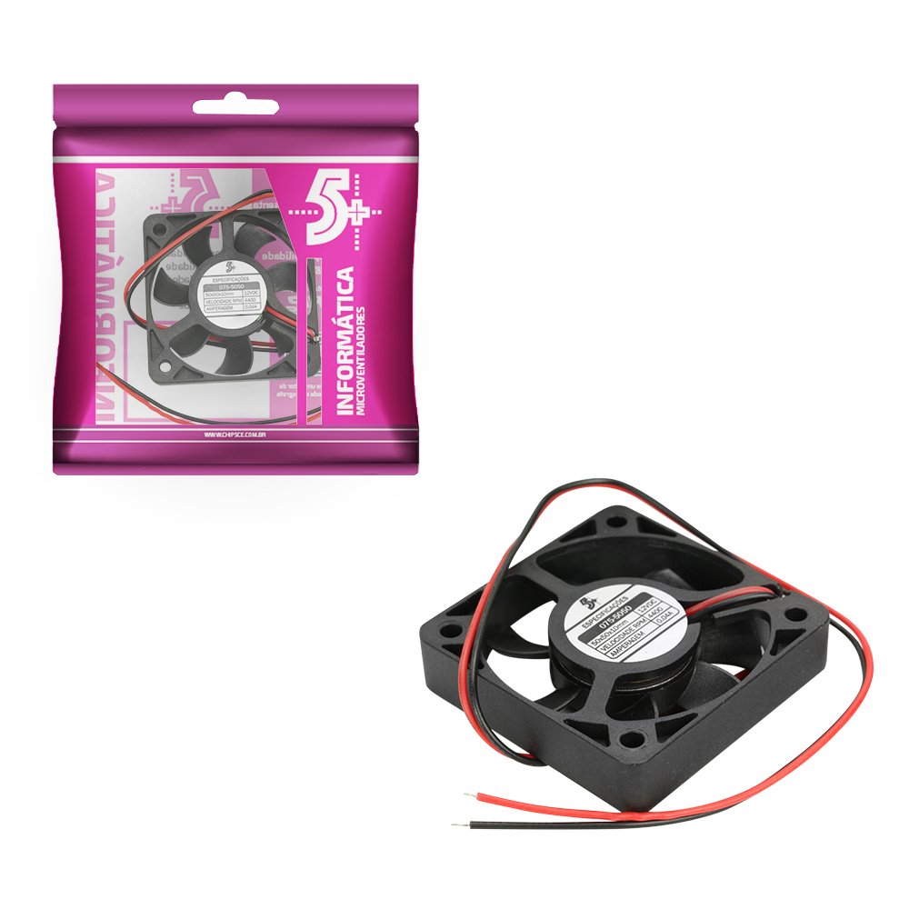 Microventilador 50 X 50 X 10mm 12V