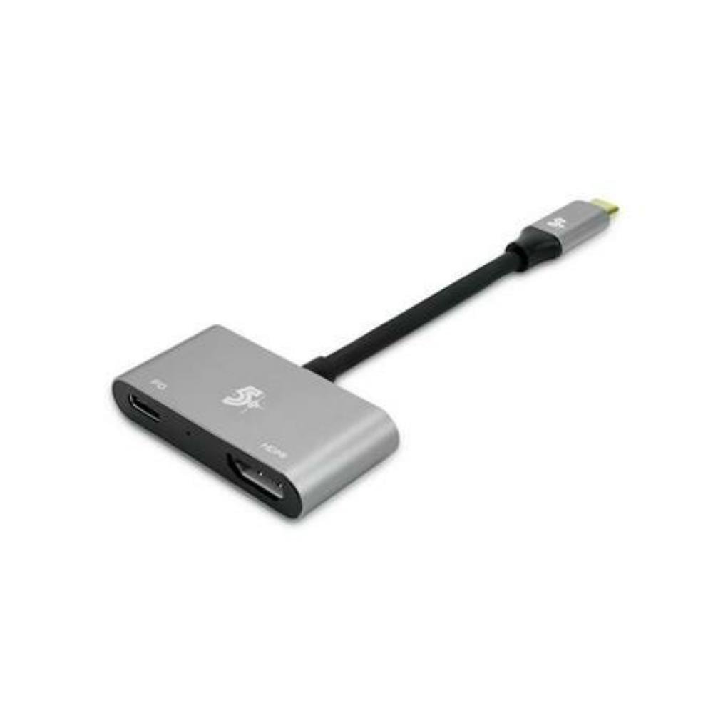 Adaptador USB-C HDMI 4K x 2K 60Hz + USB Fêmea PD, 5+ - 018-7454