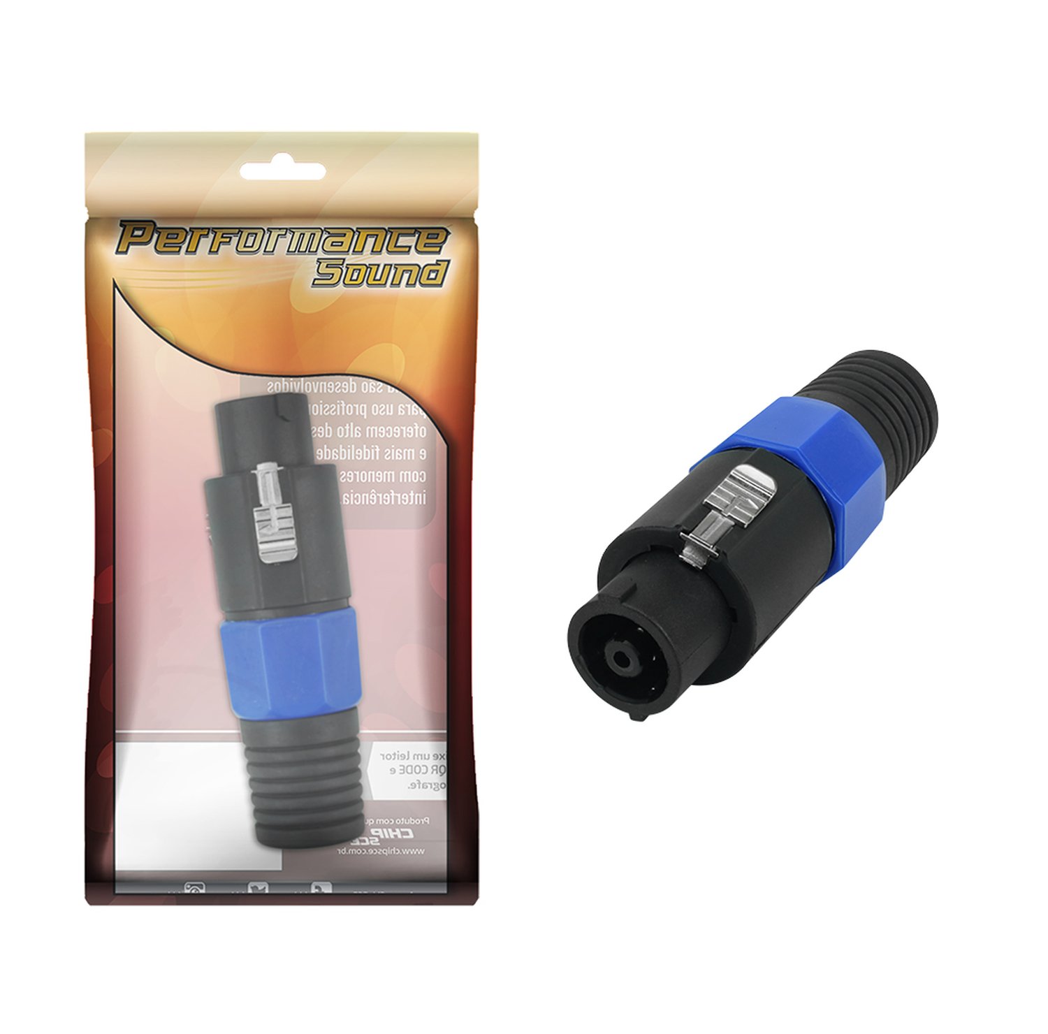 Plug Speakon Macho 8 Pinos - Performance Sound