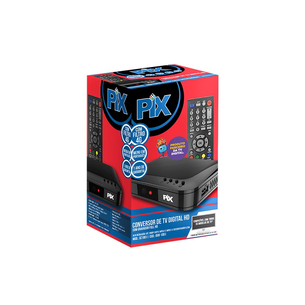 Conversor Terrestre Digital Isdb-t - Sc 1001