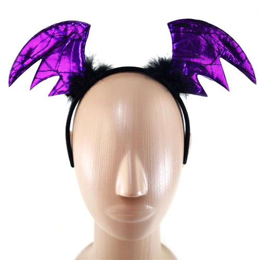Tiara Com Asas De Morcego Halloween
