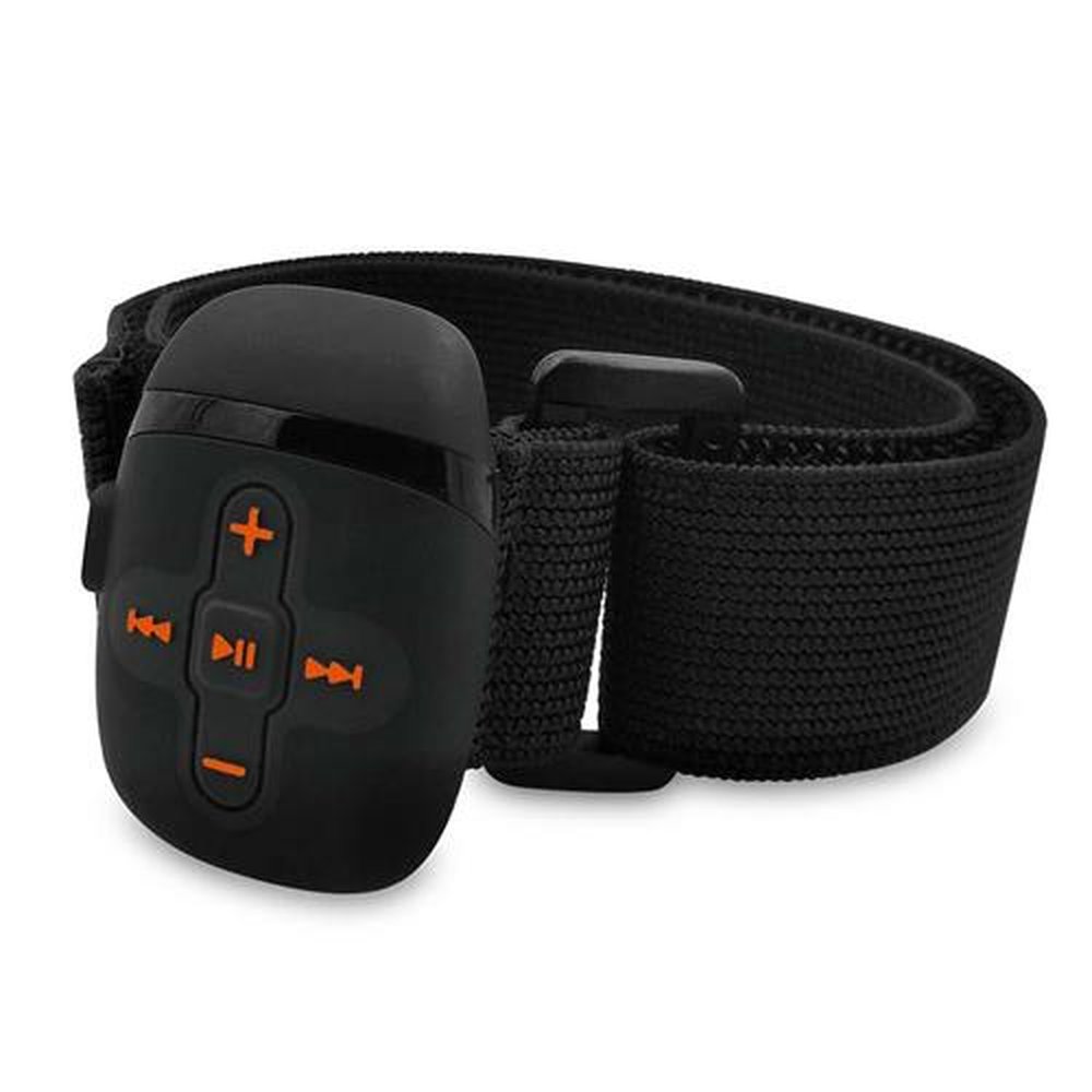 Fone de Ouvido MP3 Sport Recarregável à Prova DÁgua com Braçadeira para Suporte Preto Atrio - ES167