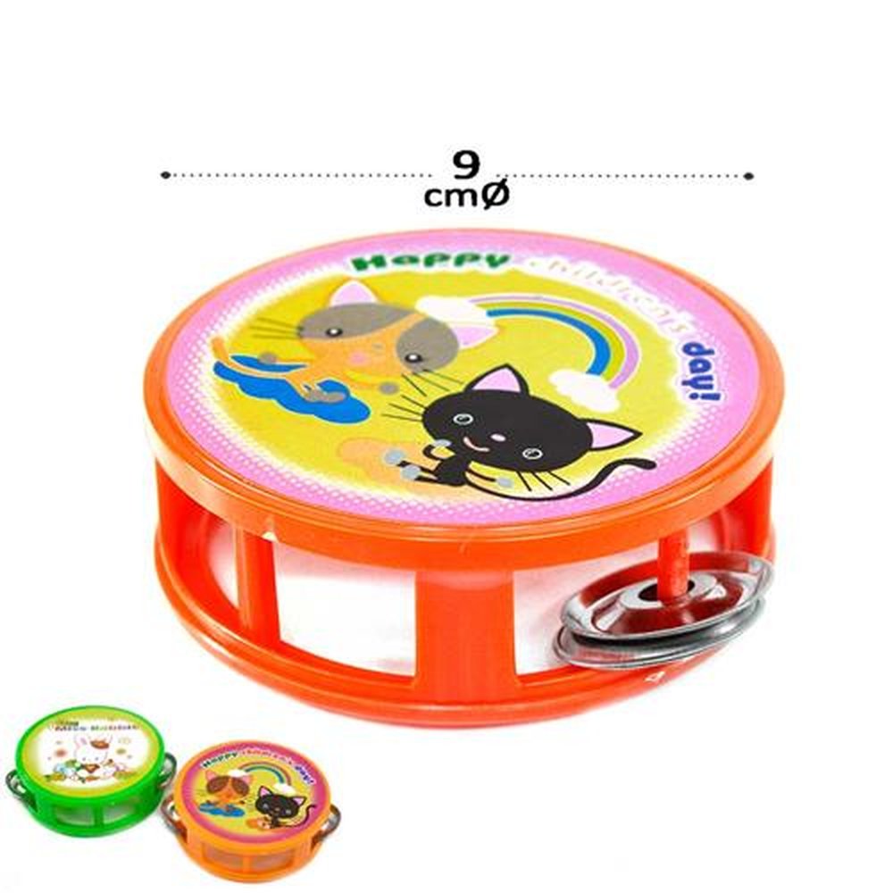 Pandeiro Infantil De Plástico Estampado