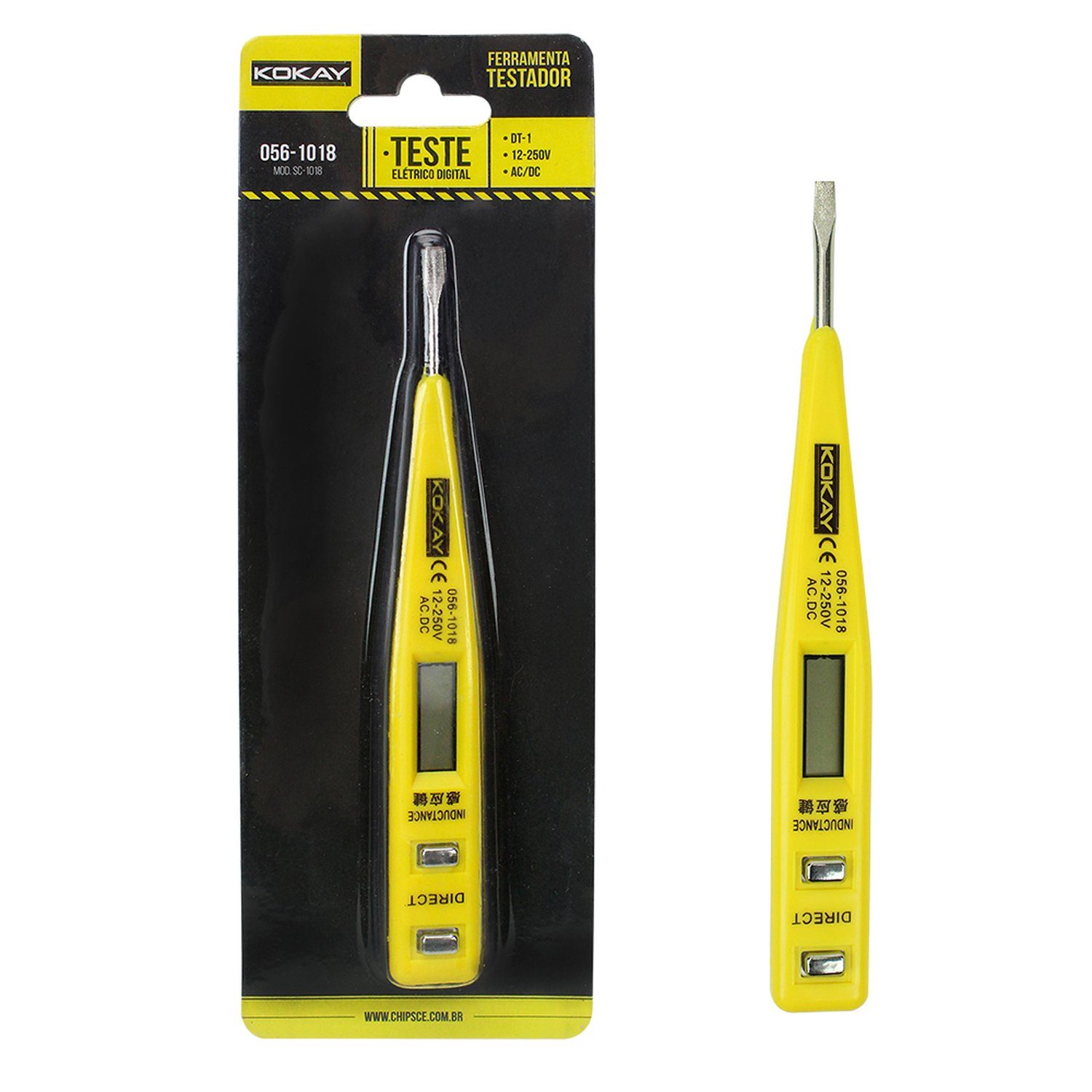 Chave De Teste De Tensão 12v A 250v Detector De Corrente - KOKAY