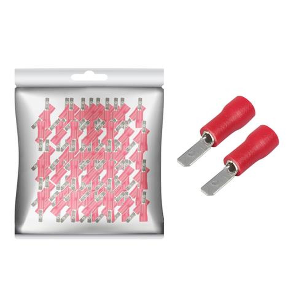 Terminal Macho Pre-isolado Mdd1.25-110 - 100 PCs