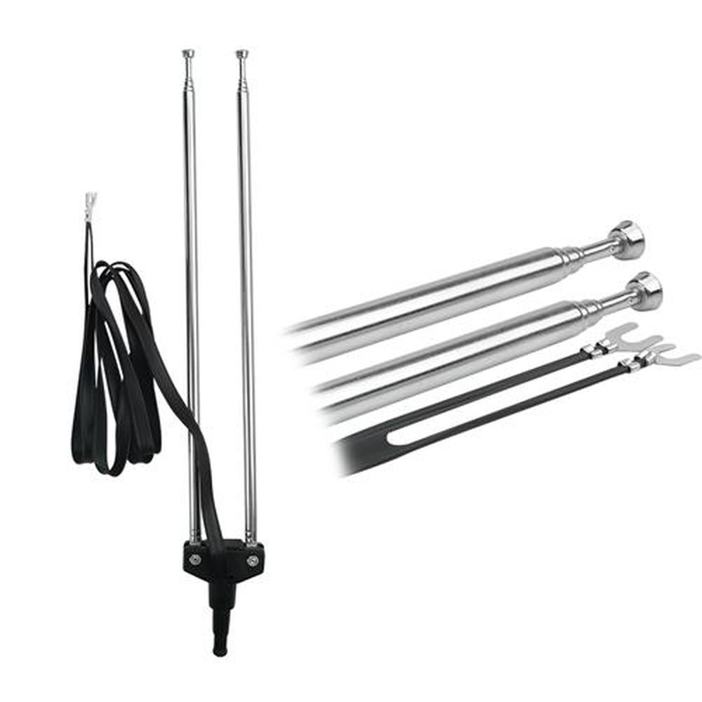 Antena Dupla 5 Estagios C/ Haste E Cabo 1m