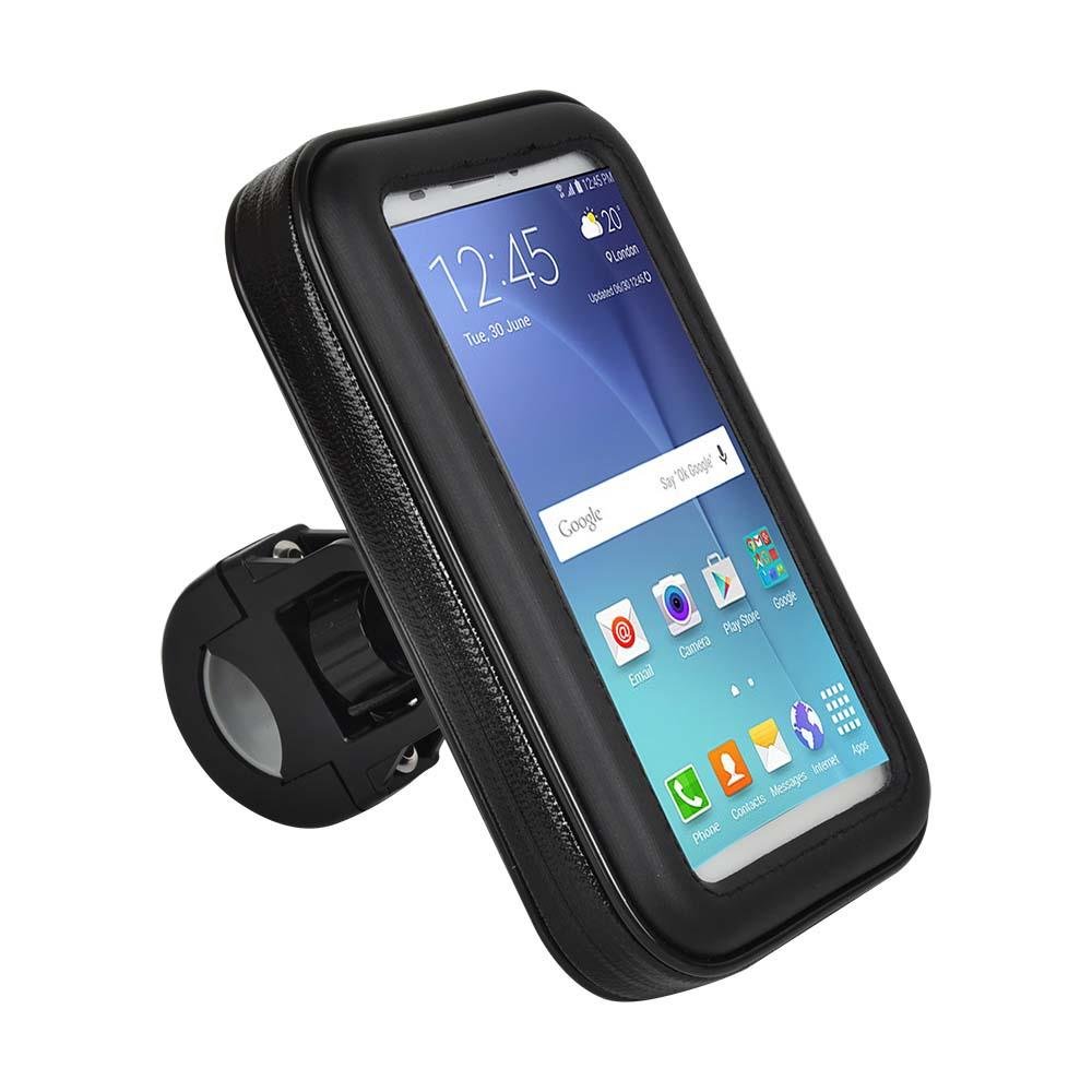 Suporte de Guidão 22 a 35mm para Smartphone de ate 5,5 Pol. com Rotação 360 e Touch Screen Preto Atrio - BI095