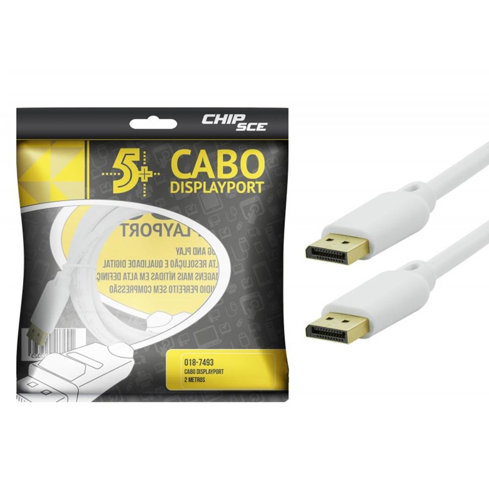 Hdmi Displayport Cabo Displayp Macho 2mts Chipsce