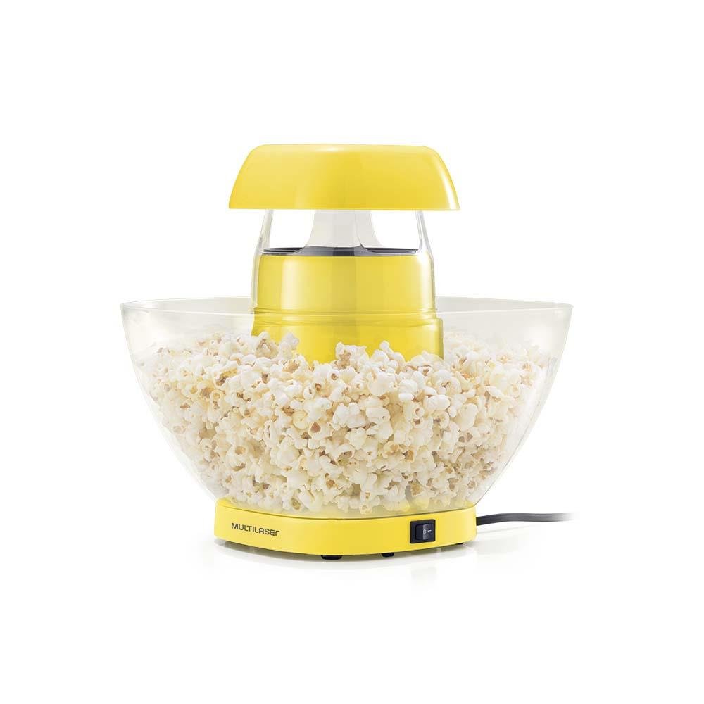 PIPOQUEIRA MULTILASER DE TIGELA REMOVIVEL SEM ÓLEO 220V-1200W + COPO DOSADOR - AMARELA - CE075