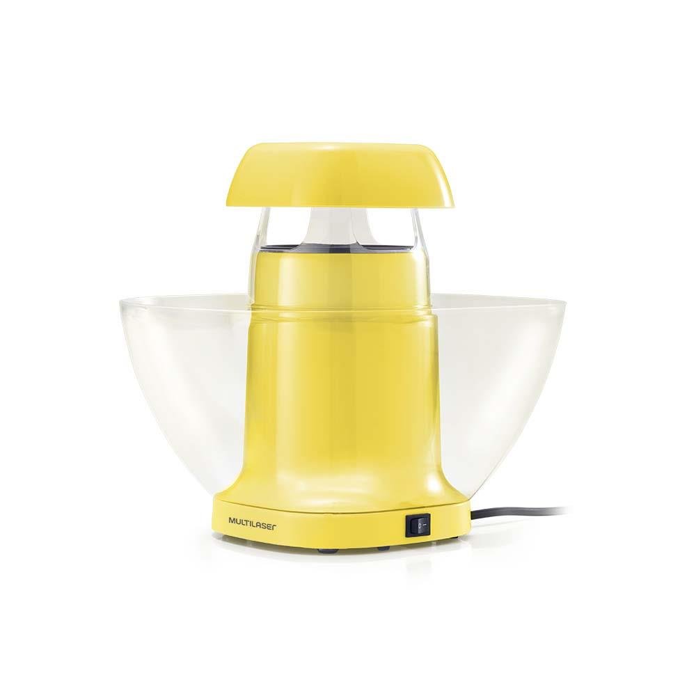 PIPOQUEIRA MULTILASER DE TIGELA REMOVIVEL SEM ÓLEO 220V-1200W + COPO DOSADOR - AMARELA - CE075